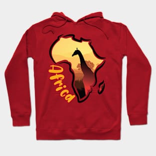 wonderfull wildlife in the continent Africa Hoodie